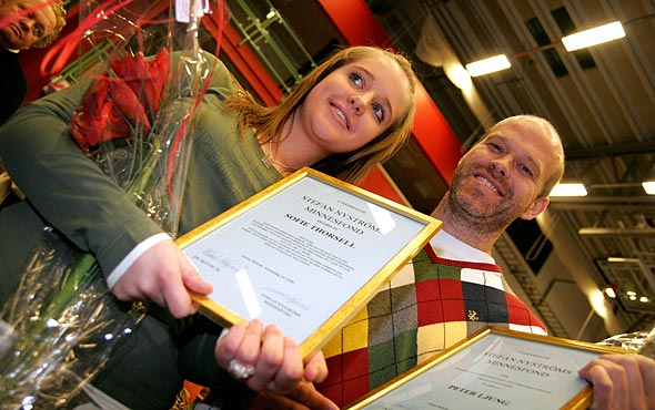 Sofie Thorsell och Peter Ljung, rets Nystrmsstipendiater